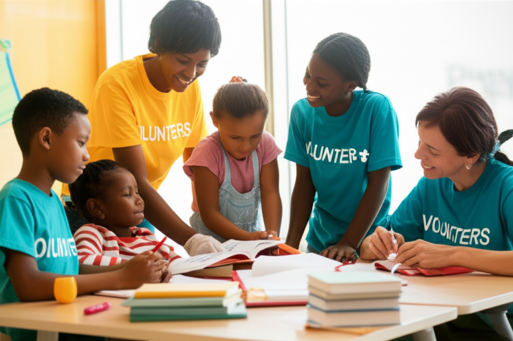 Hope Foundation volunteers helping communities